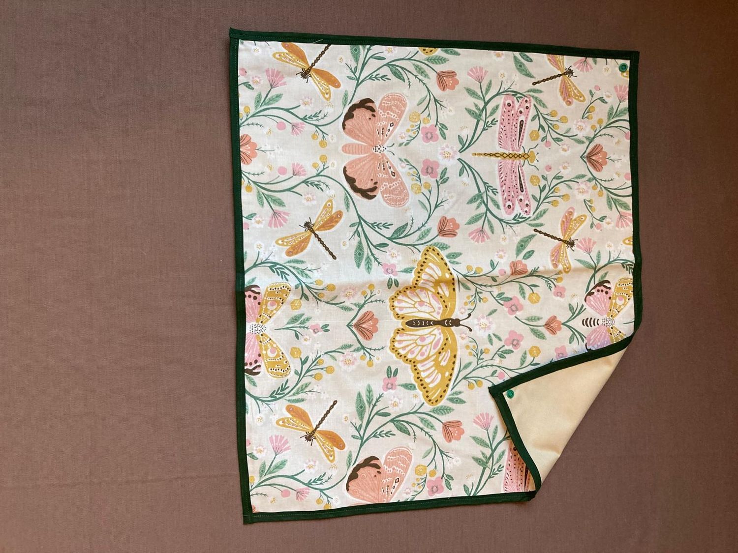 Dark Green Butterfly - Adult Dignified Napkin