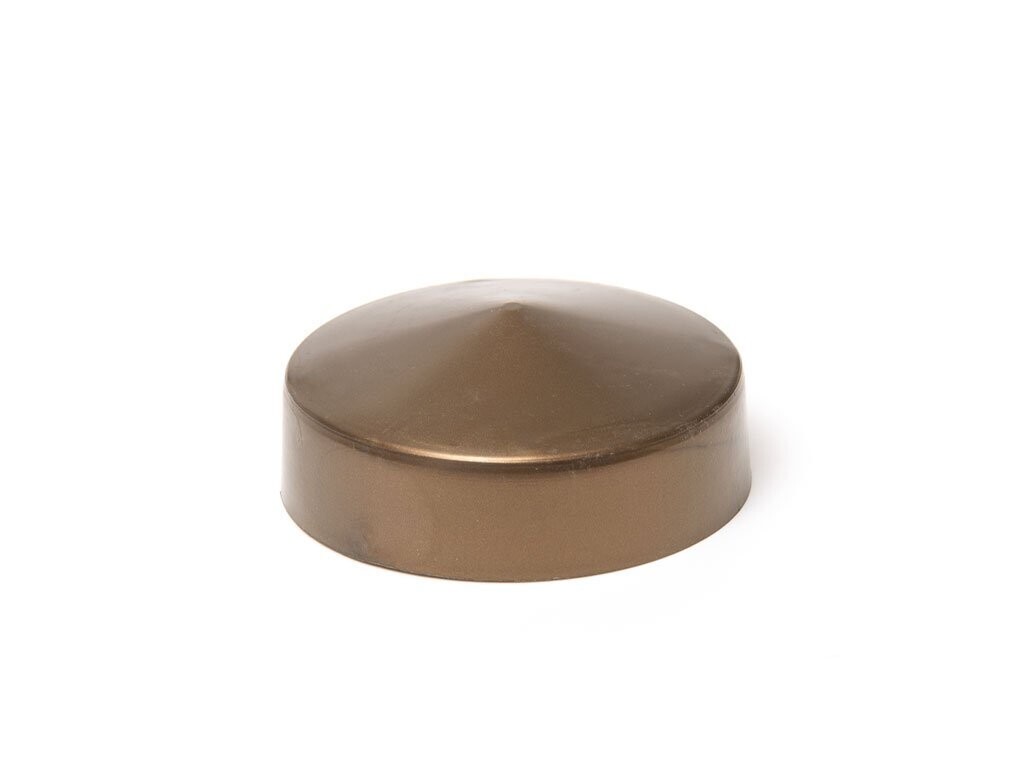 Tapa cubre poste redonda - Color Bronce