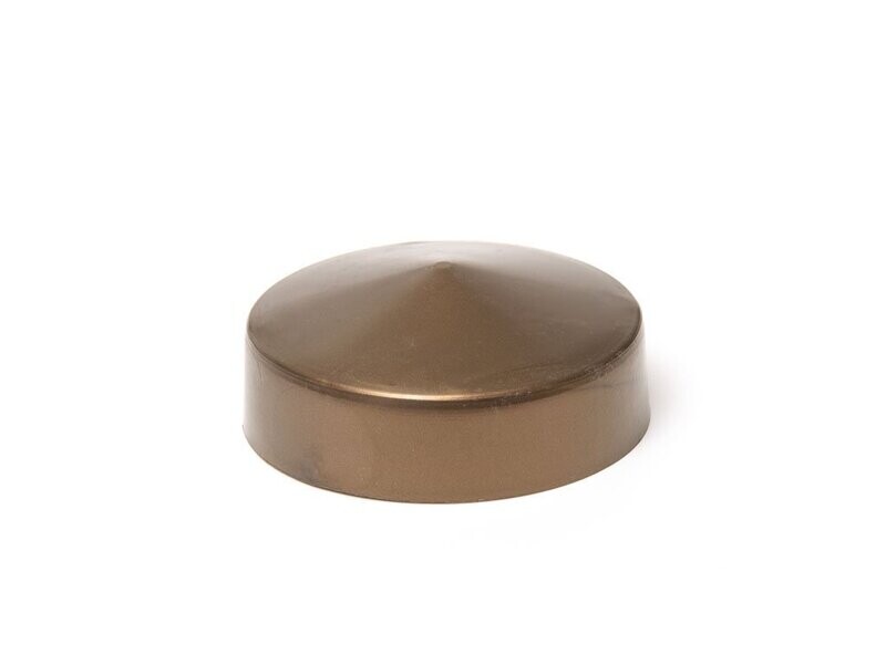 Tapa cubre poste redonda - Color Bronce