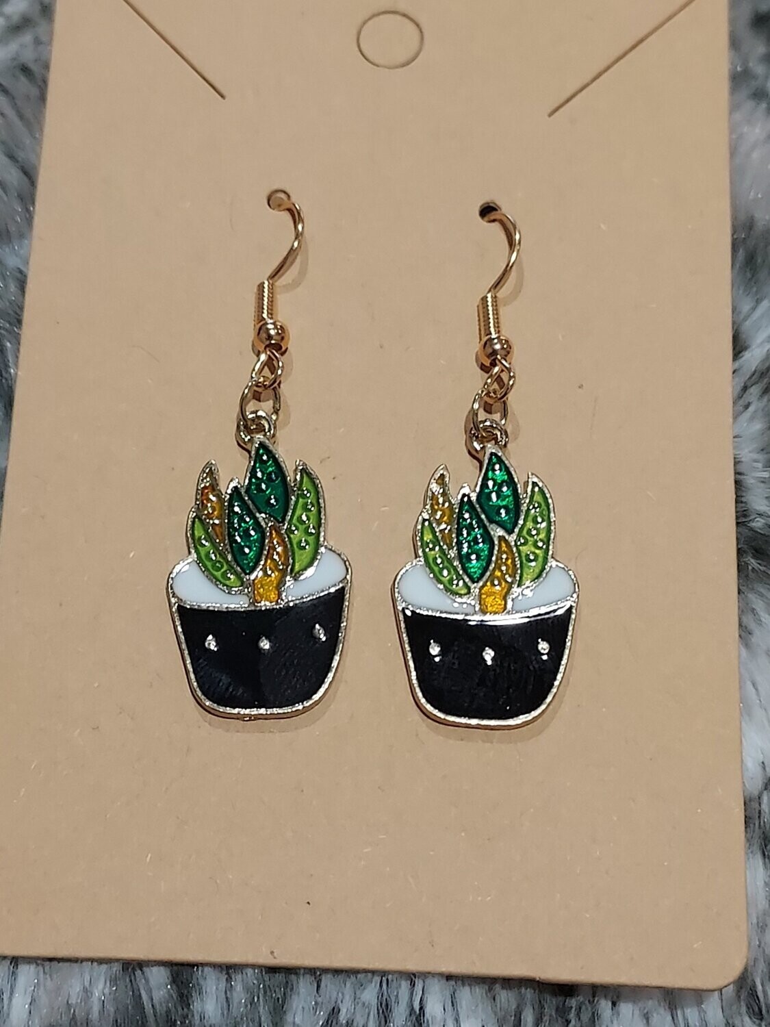 Succulent Earrings