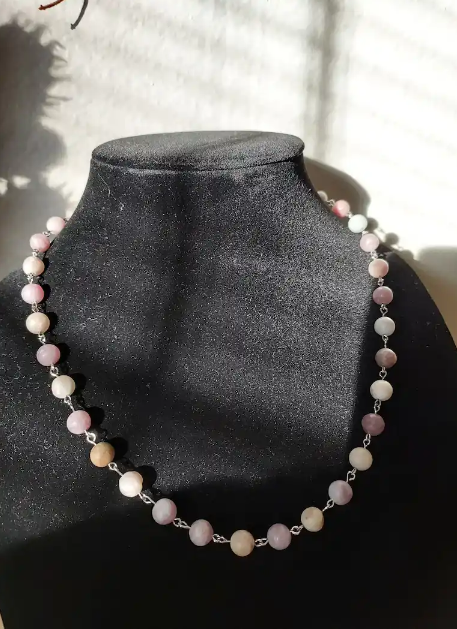 Midnight Glade Beaded Necklace