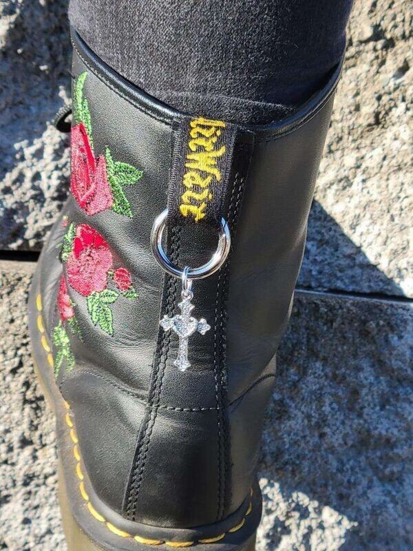 Gothic Cross Boot Clips