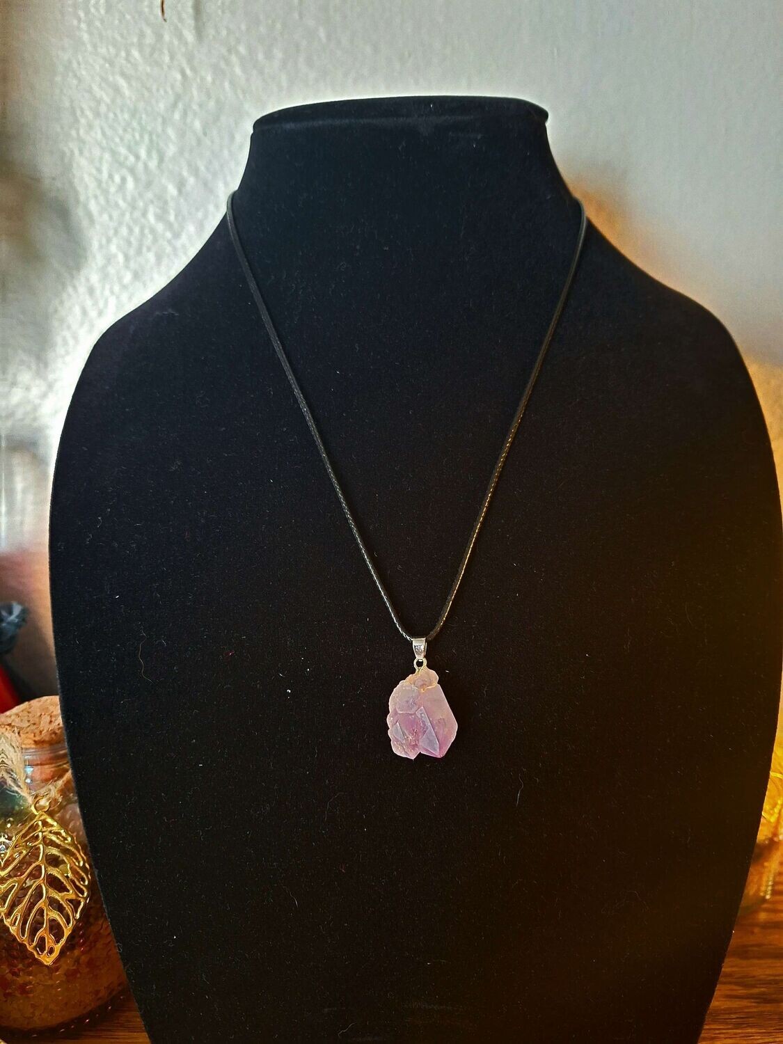 Corded Amethyst Necklace