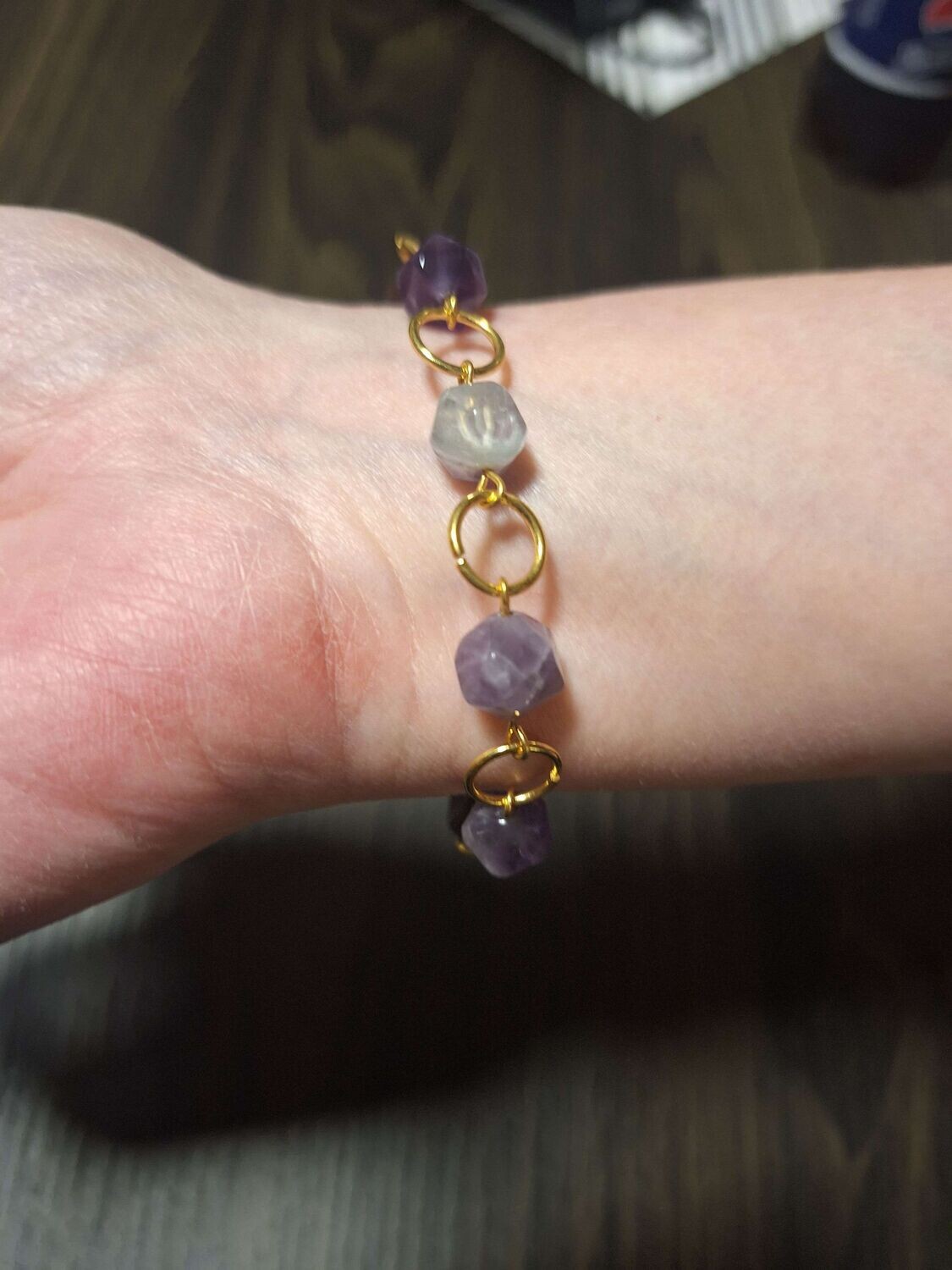 Chunky Amethyst Bracelet