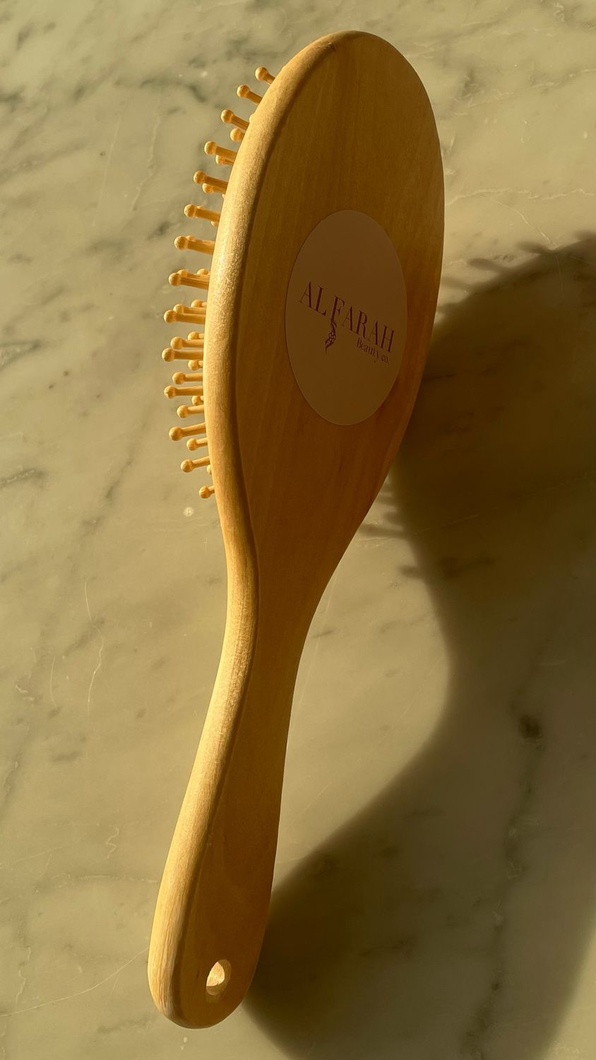 Bamboo wood brush