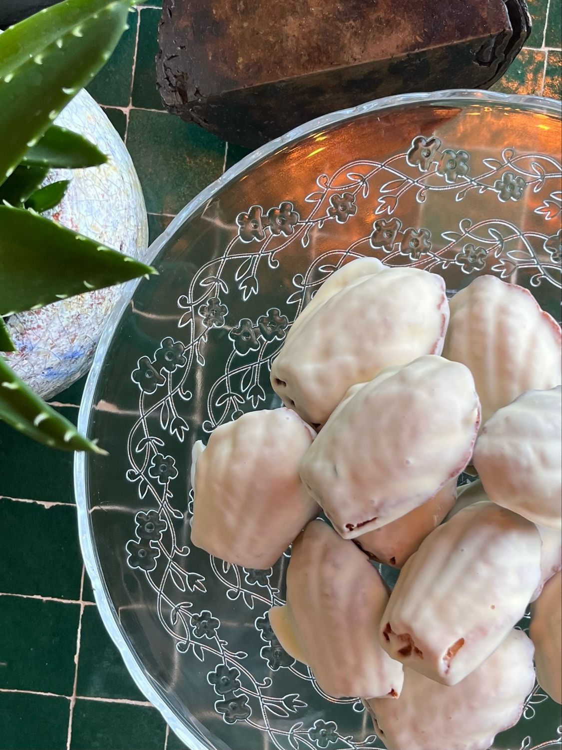 Madeleine groot witte chocolade