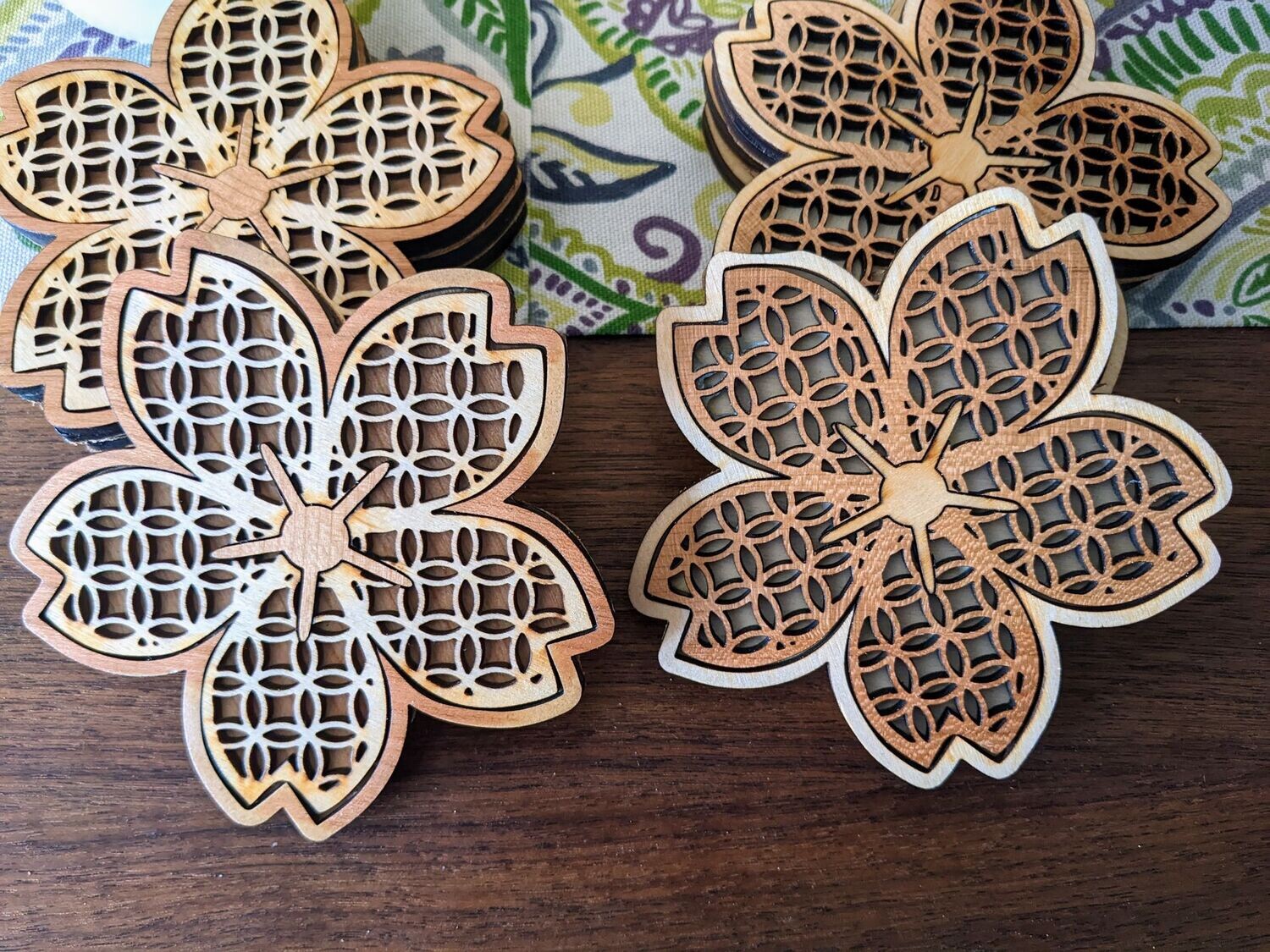 Cherry Blossom Coasters