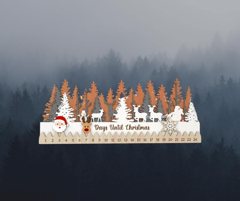 Santa & Woodland Friends Countdown Calendar