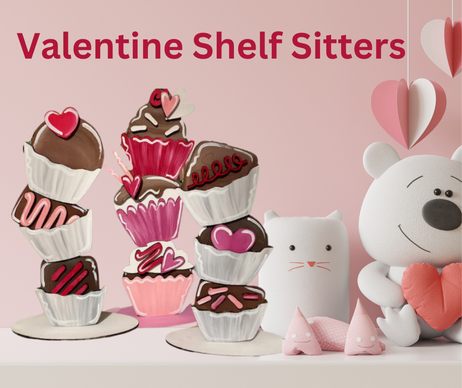 Valentine Shelf Sitter Sets