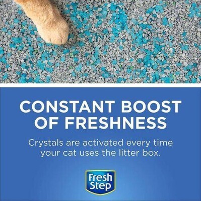 Fresh Step Cat Litter Crystals in Fresh Scent; Size: 16 oz (1 Pound); Style: Fresh Scent