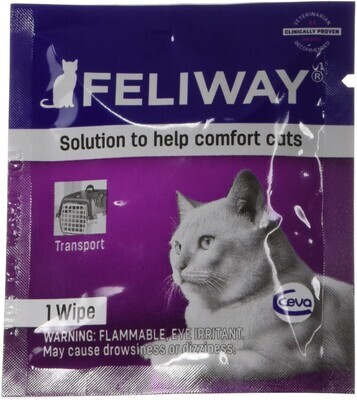 Feliway Classic Animal Health 1 Count Feliway Wipe - 1 WIPE (EACH - Sold Individually)