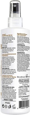 * John Paul Pet Oatmeal Conditioning Spray for Cats and Dogs; 8oz