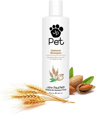 John Paul Pet Oatmeal Shampoo for Cats &amp; Dogs; Brand: John Paul Pet; Size: 16 Fl Oz (1 pound)