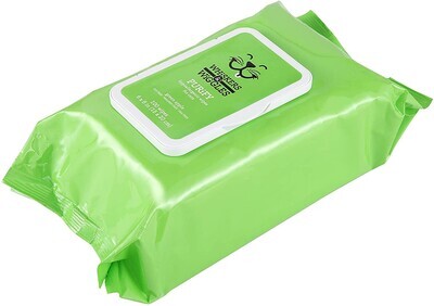 *Whiskers &amp; Wiggles Cat Grooming Supplies - Cat Bath Supplies, Purify Hypoallergenic Cat Wipes, Pet Wipes, Wipes for Cats, Cat Cleaning Wipes