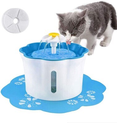 Shinea Cat Water Fountain, Automatic Cat Drinking Water Fountain w/Water Level View Window Pet Water Dispenser Pet Fountain for Cats Dogs and Other Animals; Brand: Shinea