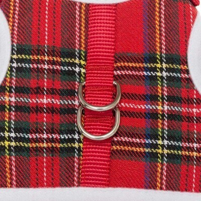 EXPAWLORER Escape Proof Cat Harness with Leash, Classic Plaid Adjustable Soft Mesh Kitten Harness Vest for Cats and Small Dogs Walking; Brand: EXPAWLORER
