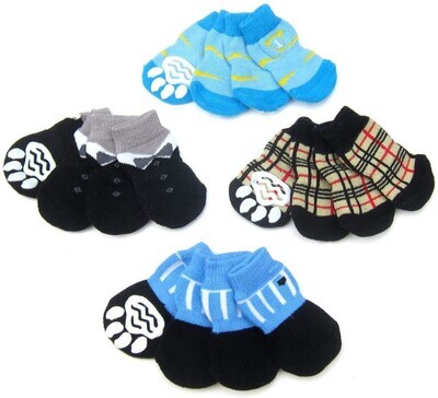 ( 1) (1 SET - 4 SOCKS) Alfie Pet – Sawyer *Per 1 Set of 4 (that is 4 single socks) Cat/Dog Paw Protection Indoor Socks; Brand: Alfie Pet **Sold Per Set of 4 Socks ( 1) (1 SET - 4 SOCKS) Alfie Pet – Sawyer *Per 1 Set of 4 (that is 4 single socks) Cat/Dog Paw Protection Indoor Socks; Brand: Alfie Pet **Sold Per Set of 4 Socks