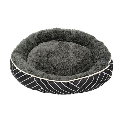 *PET BED ROUND PLUSH 45X56CM (18″ x 23″)