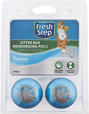 Fresh Step for Pets Litter Box Deodorizing Pods Adhesive Air Freshener; Brand: Fresh Step