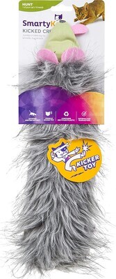 *SmartyKat, Kicked Critter, Interactive Cat Toy, Soft Plush, Faux Fur, Crinkle, Catnip Filled, Pure, Potent, Durable Brand: SmartyKat