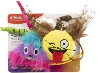 *SmartyKat Catnip Cat Toys Mouse Moods 2 Emoji; Brand: SmartyKat