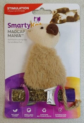 SmartyKat Catnip Cat Toys; Brand: SmartyKat; Style: Madcap Mania™ Refillable Assorted Mice Catnip Cat Toy; Style: Mice (RANDOM SELECTION)