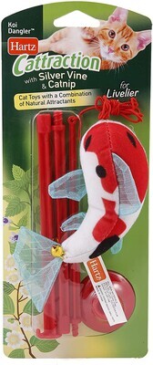 *Hartz Cattraction Silver Vine &amp; Catnip Cat Toys; Koi Dangler; Brand: Hartz; Style: Koi Dangler