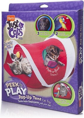 Hartz Just For Cats Cat Toy; Peek &amp; Play; Color: Explore; Style: Peek &amp; Play