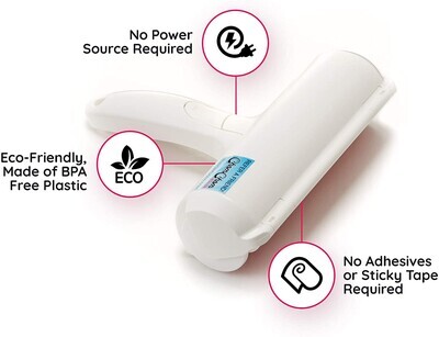 ChomChom Roller Dog Hair Remover, Cat Hair Remover, Pet Hair Remover; Brand: ChomChom Roller