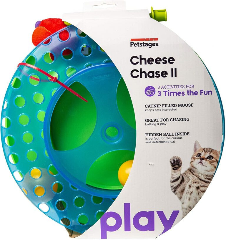 **Petstages Cheese Chase Cat Track Toy; Brand: Petstages