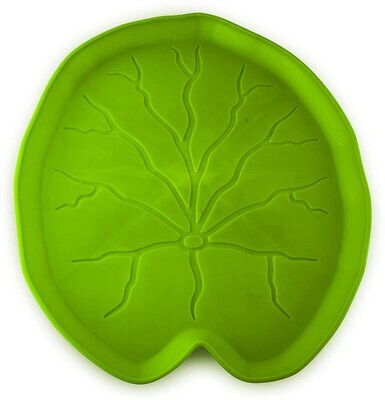 Premium Pet Food TRAY - Dog and Cat Food Mat with Green Leaf Design - Best for Catit and Drinkwell Fountains - (TRAY ONLY)