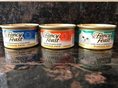 *MIX &amp; MATCH FANCY FEAST 3oz (24) Cans* TTD $335 (works out as $13.95 per can)