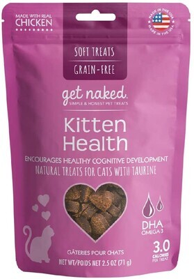 Kitten - Get Naked 1 Pouch Kitten Health Soft Treats, 2.5 Oz; Size: 2.5 Ounce (Pack of 1)
