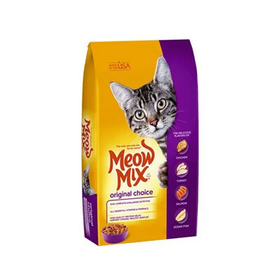 Meow Mix Original Choice Dry Cat Food, 3.15 Pounds