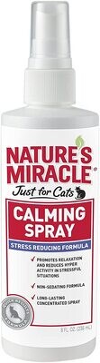 Nature's Miracle Just for Cats Calming Spray Stress Reducing Formula, 8-ounce