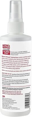 Nature's Miracle Just for Cats Calming Spray Stress Reducing Formula, 8-ounce