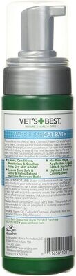 * Vet's Best Waterless Cat Bath | No Rinse Waterless Dry Shampoo for Cats | Veterinarian Formulated | 4 Ounces
