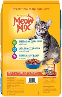 Meow Mix Seafood Medley Dry Cat Food, 14.2 Pounds