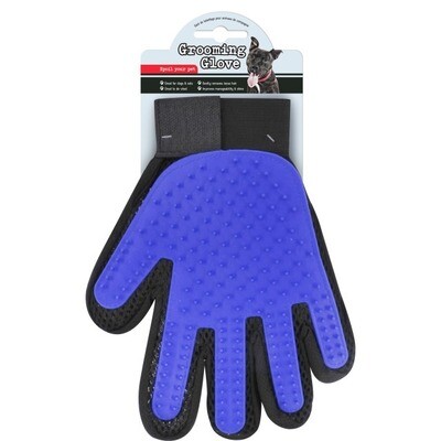 ** PET GROOMING GLOVE​; BLUE