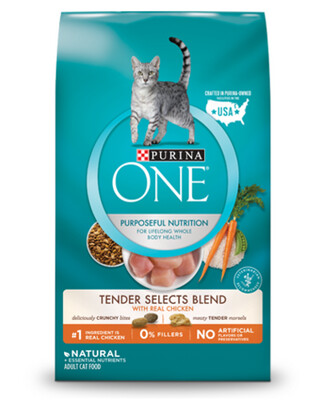 PURINA ONE® DRY CAT FOOD; Purina ONE® Tender Selects Blend With Real Chicken Cat Food; 3.5lbs