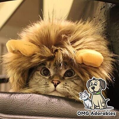 OMG Adorables Lion Mane Costume for Cat; Brand: OMG Adorables; ​Size: Cat