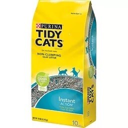 ​Purina Tidy Cats NON-Clumping Cat Litter, Instant Action Low Tracking Cat Litter - 10 lb. Bag