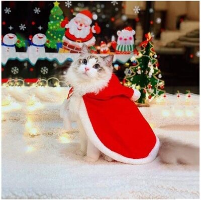 x BEST SELLER Cat Costume Pet Christmas Costume Santa Cloak Cat Cape for Small Cats Dogs
Brand: Best Seller