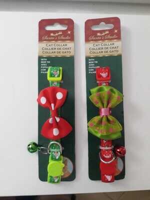 *Christmas LinkProducts Santa's Studio Christmas Breakaway Cat Collar with Bowtie