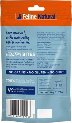 Feline Natural Grain-Free Freeze Dried CHICKEN Cat Treats 1.76oz - Exp 04.SEPT.2024