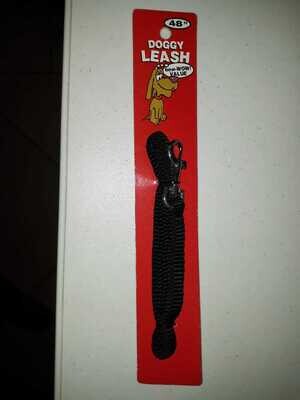 *Kitty/Doggy Leash Soft Leash Black 48" (Length)