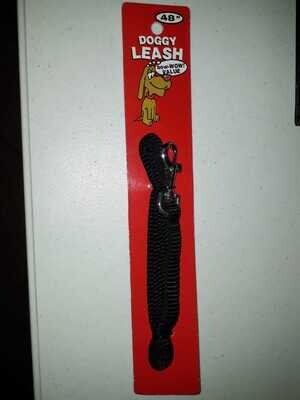 *Kitty/Doggy Leash Soft Leash Black 48" (Length)