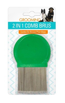 ** FLEA TERMINATOR COMB - LONG Metal Comb - Flea Comb