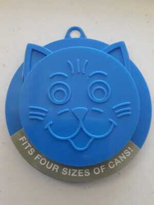 Petmate Kitty Kaps Pet Food Can Topper (BLUE); Brand: Petmate