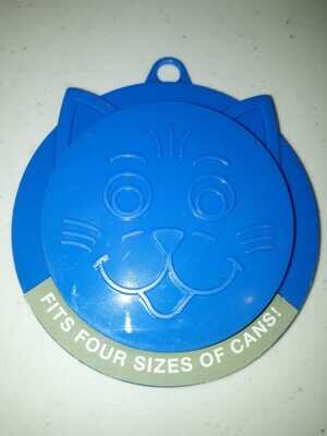 Petmate Kitty Kaps Pet Food Can Topper (BLUE); Brand: Petmate